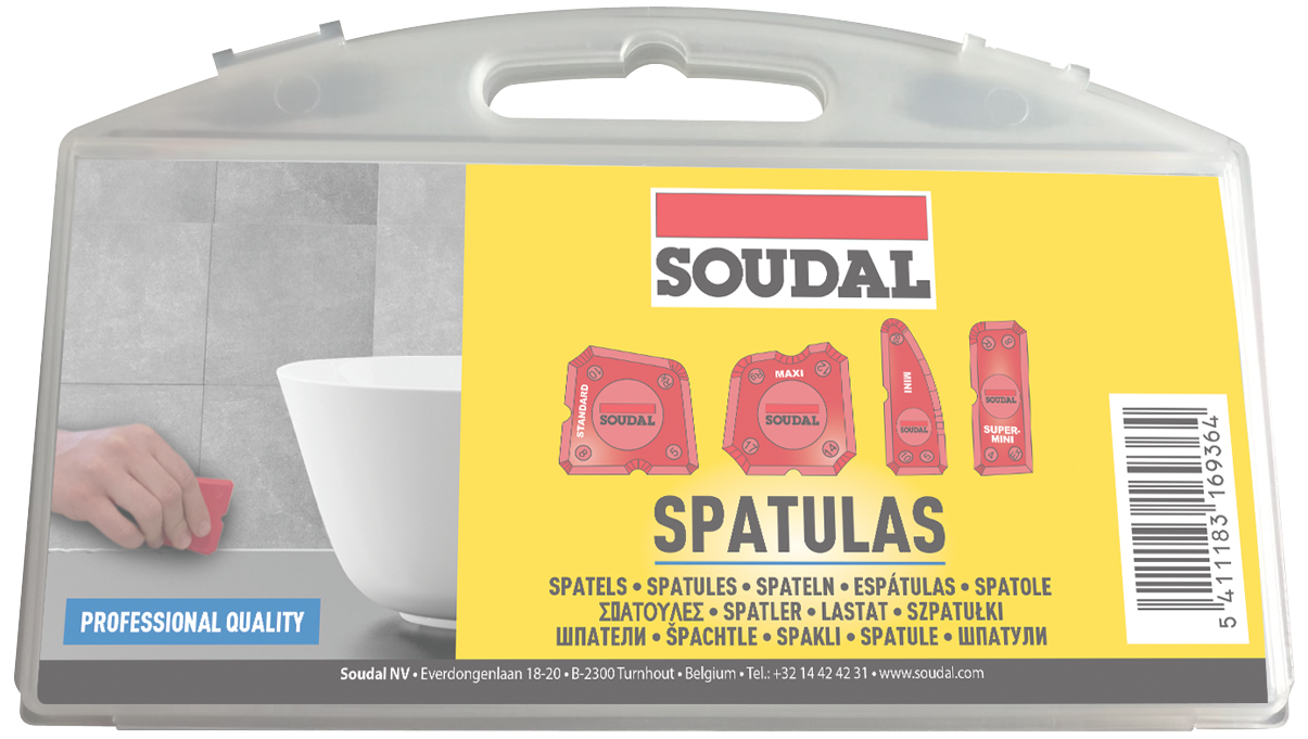 Soudal fugespartler, sæt 4 stk