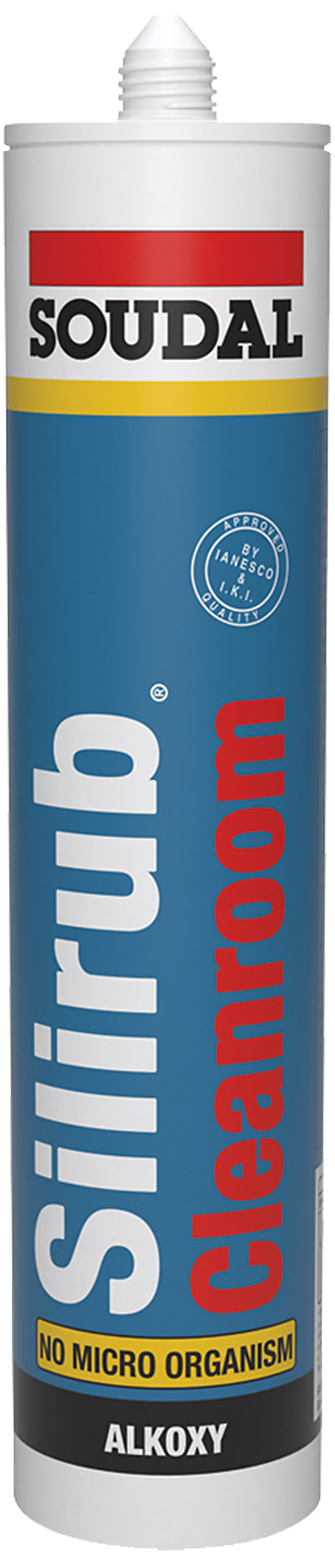 Silirub Cleanroom silikonefugemasse 310ml hvid