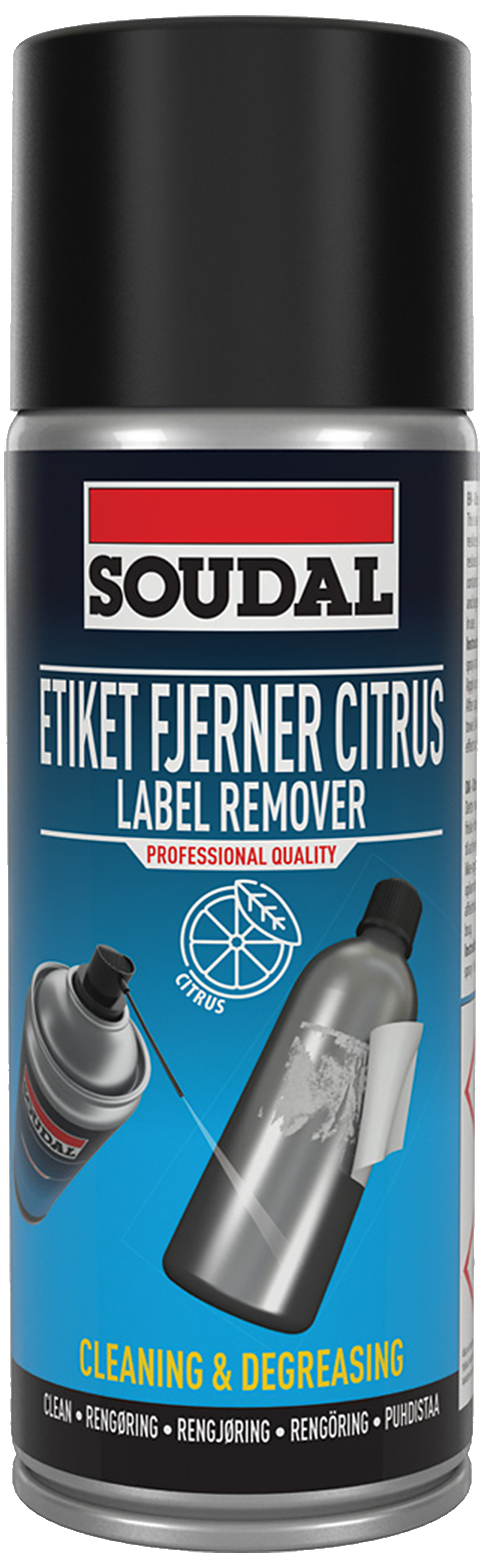 Soudal Etiketfjerner Citrus spray 400ml