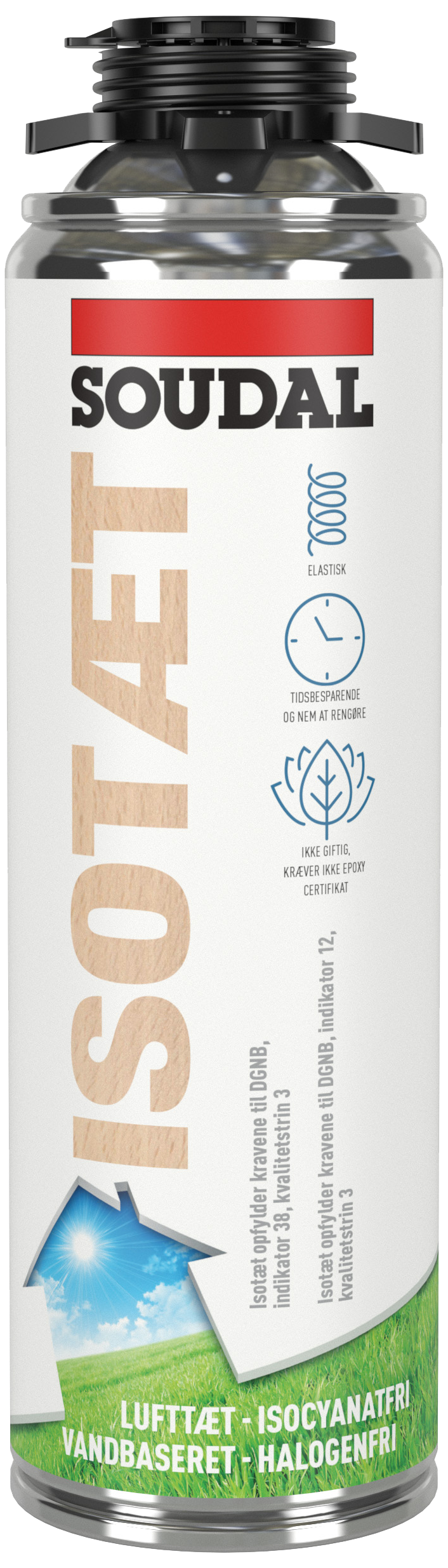 Soudal Isotæt opskummende fugemasse NBS 500ml hvid