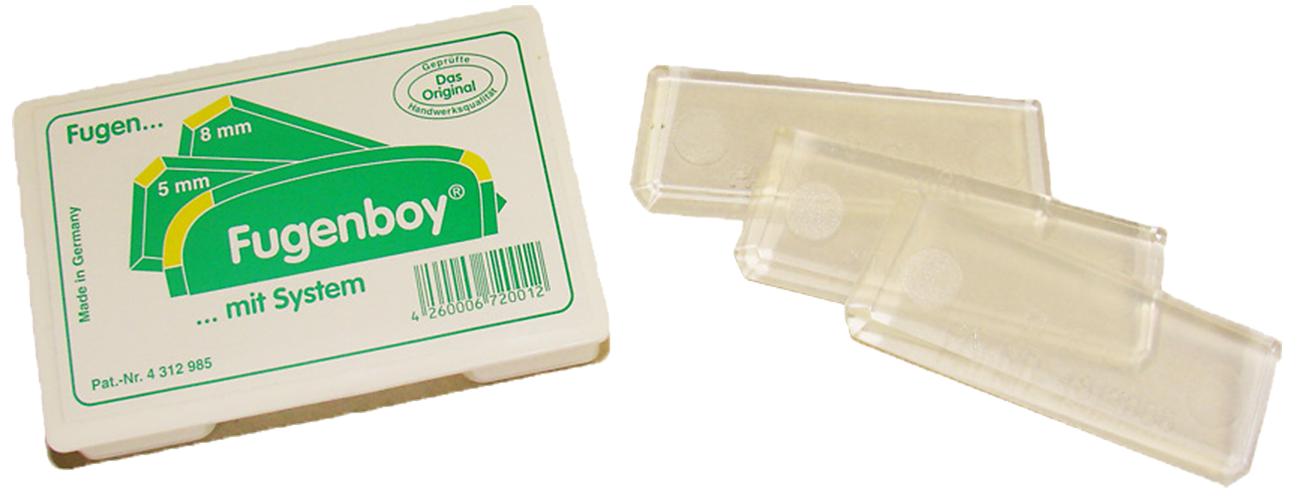 Fugenboy silicone-profilskrabere, lige profil hvid