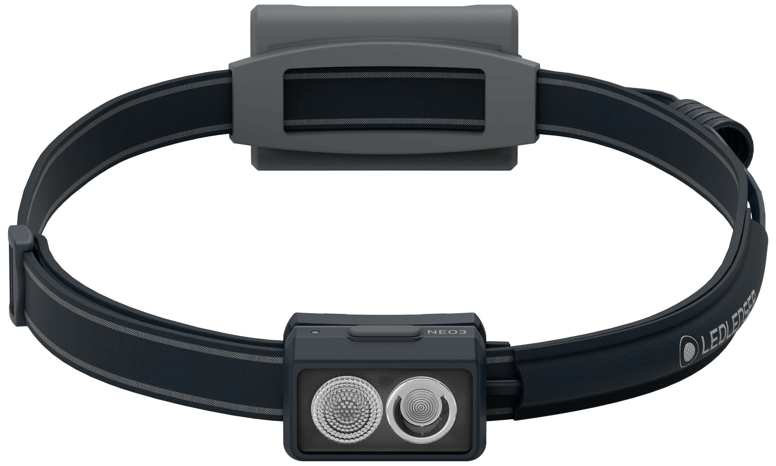 Ledlenser NEO3 pandelampe m/baglygte 400lm 3×AAA