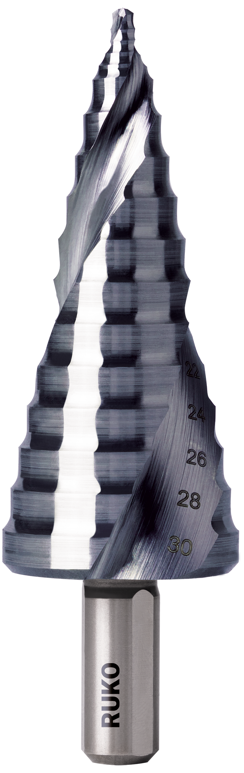 Trinbor HSS-RUnaTec m/Flowstep spids Str. 2 ø8-30 mm