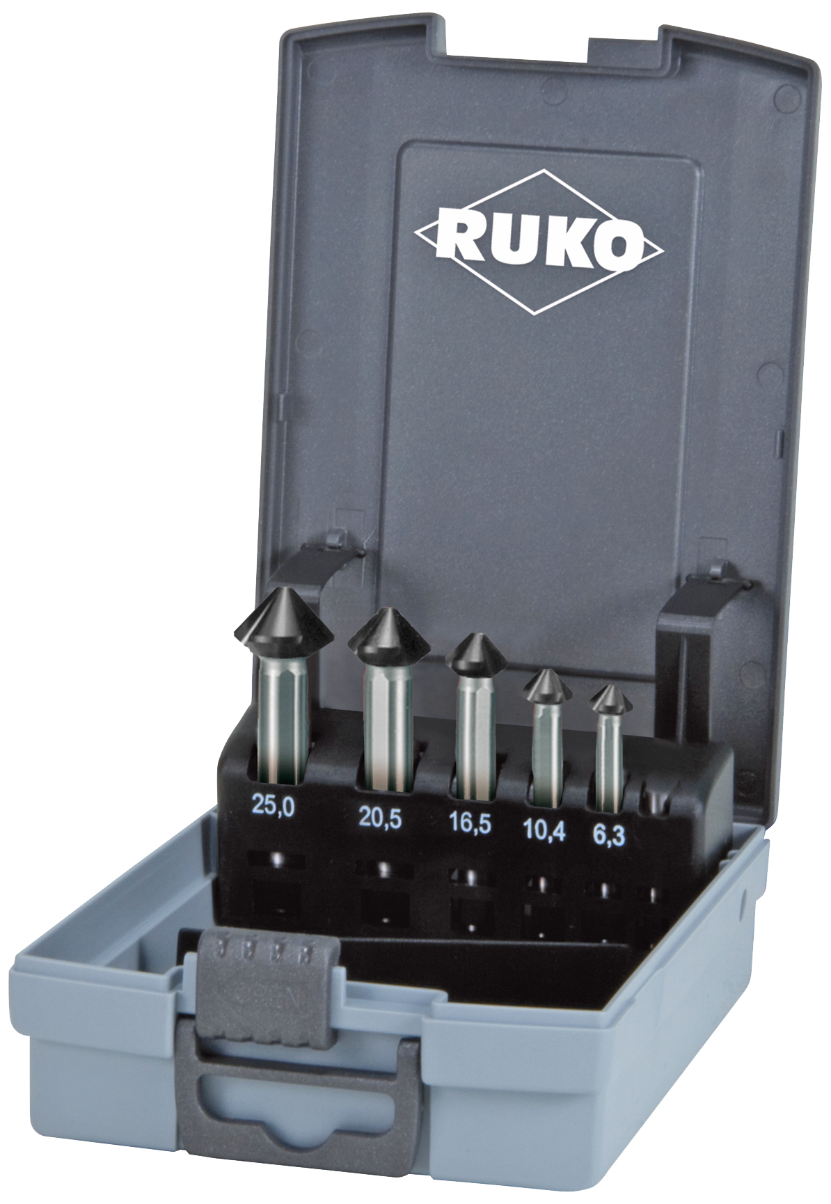 Forsænkersæt Ult.Cut Co5 RUnaTEC 6,3-25,0 mm 5stk