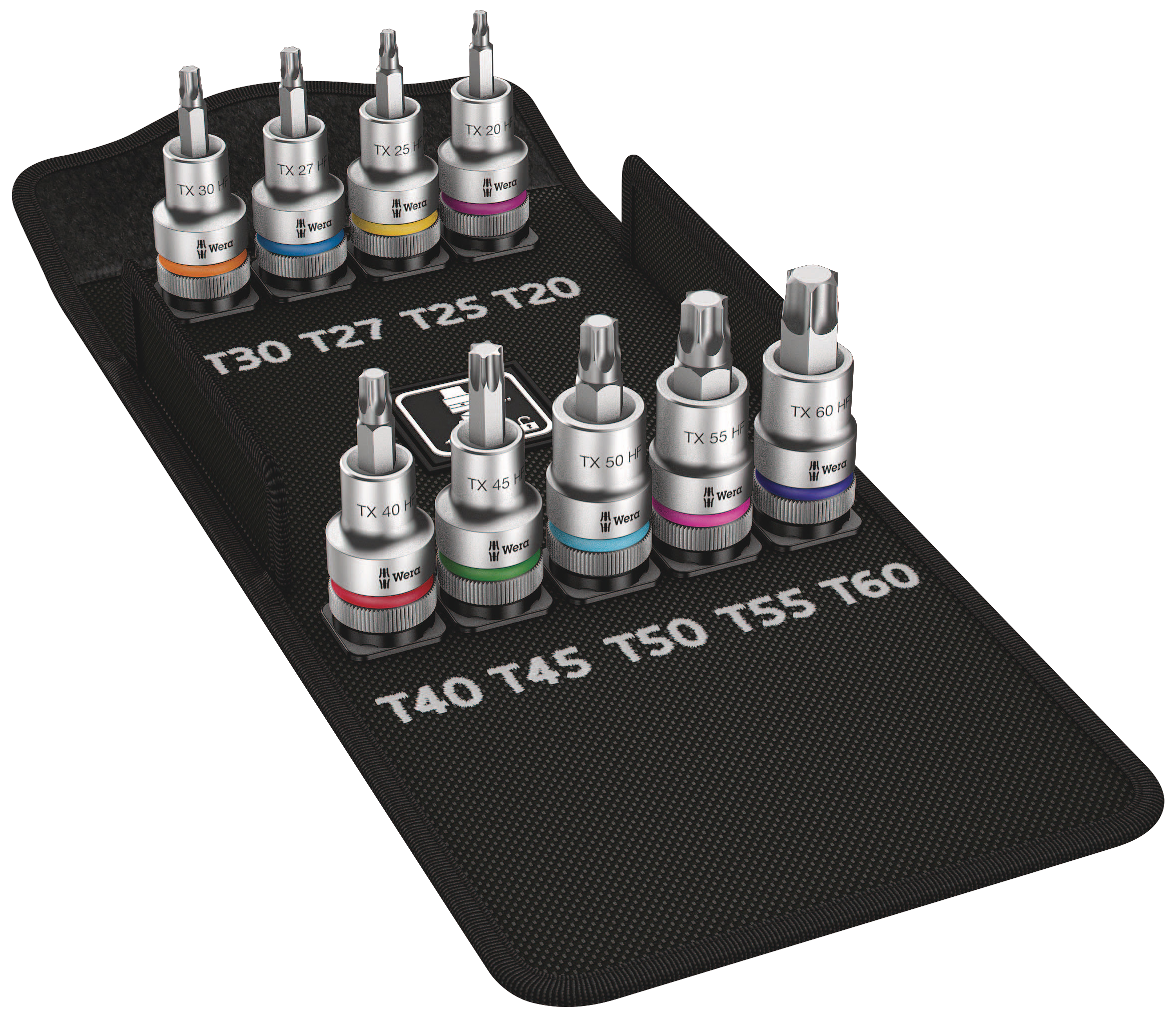 Topsæt 8767C HF1 1/2" TX20-60×60mm, 9 dele