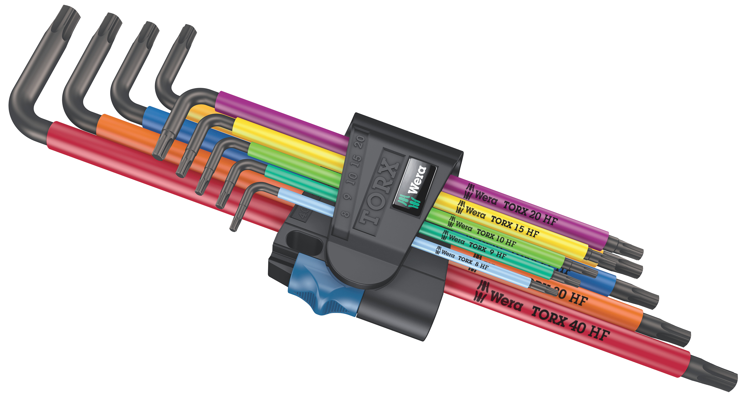 Stiftnøglesæt 967/9 TX XL HF1 multicolour, 9 stk