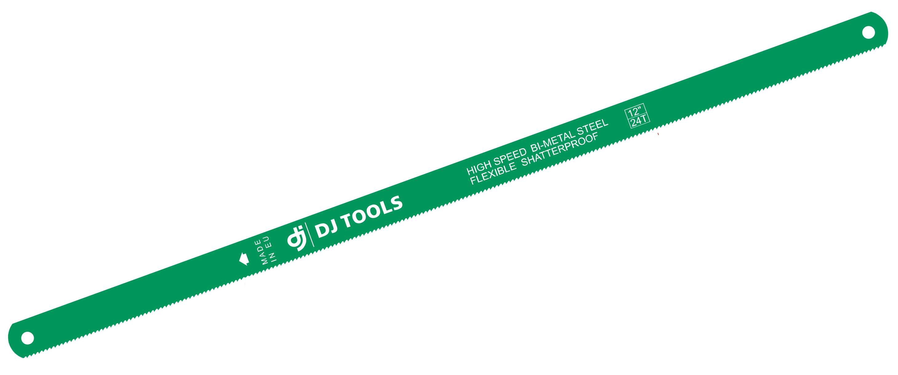DJ TOOLS bi-metal nedstrygerklinge 12"/24td