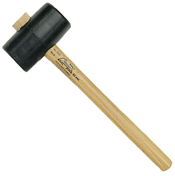 Athlet gummihammer sort 90 mm