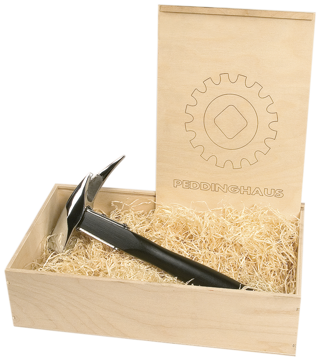 Lægtehammer hickory krom i gaveæske