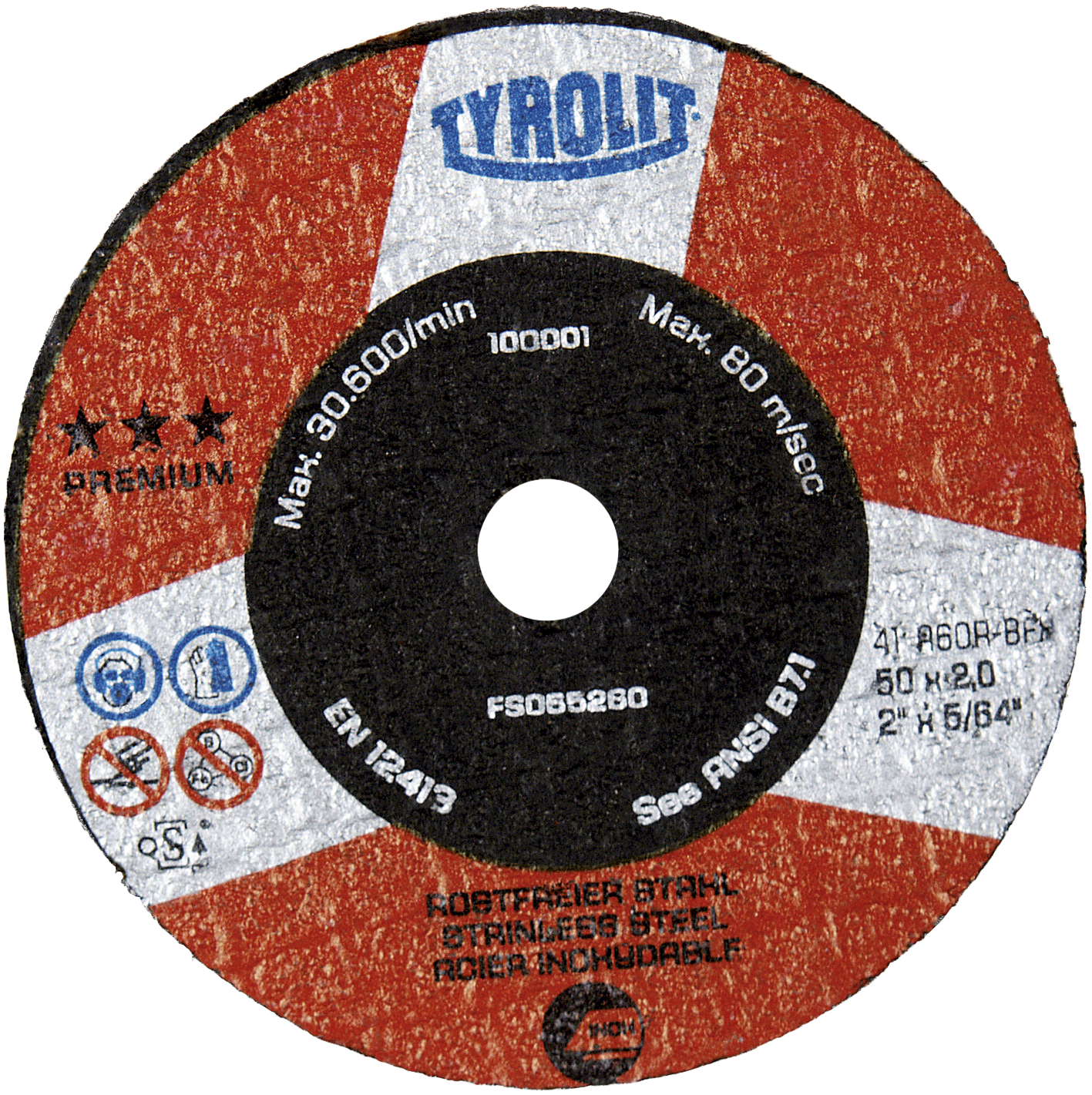 Skæreskive Premium 41F ø50×2,0×6,0 A46R-BFXA