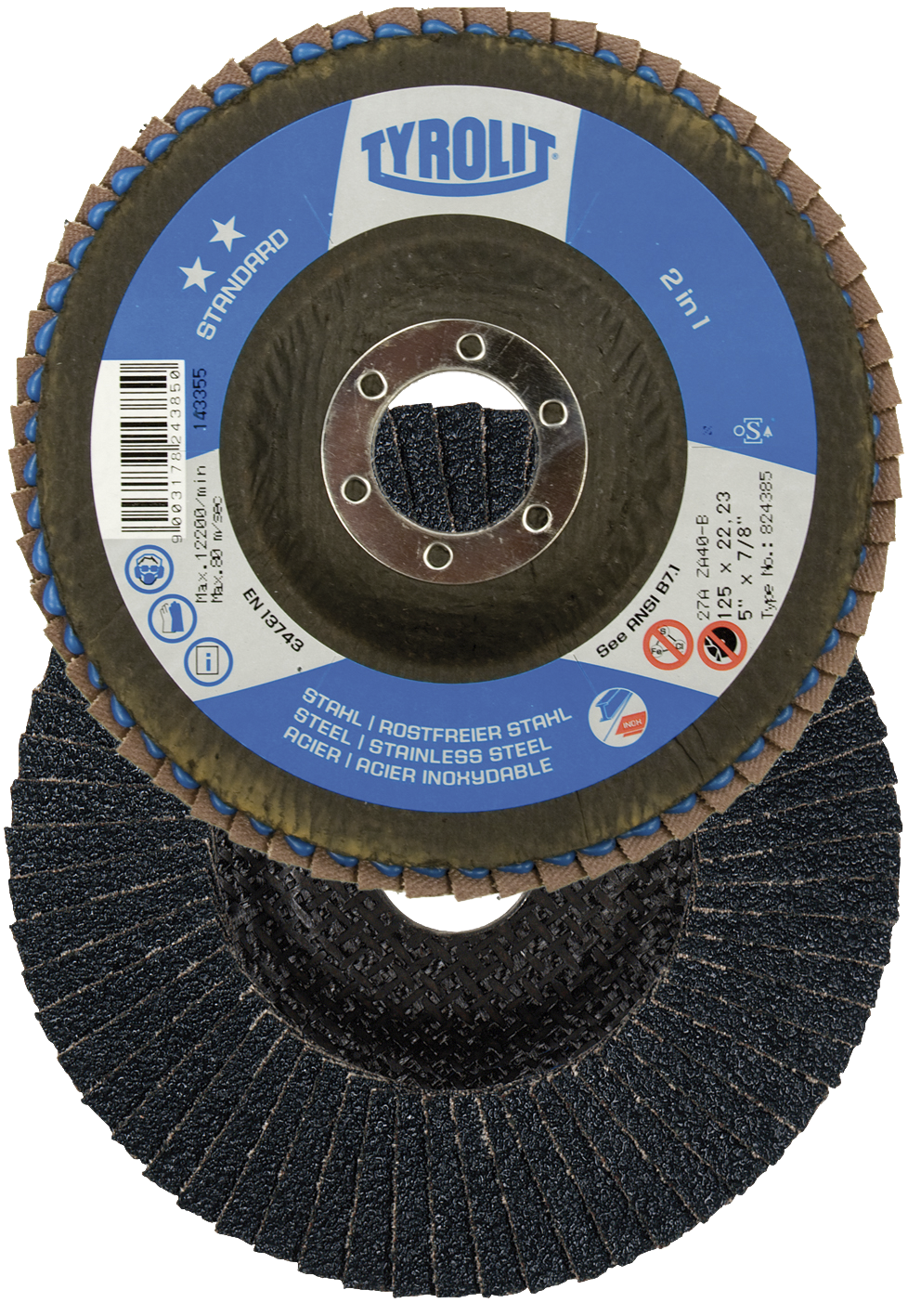 Lamelskive Standard 27XLA ø125 ZA40Q-B