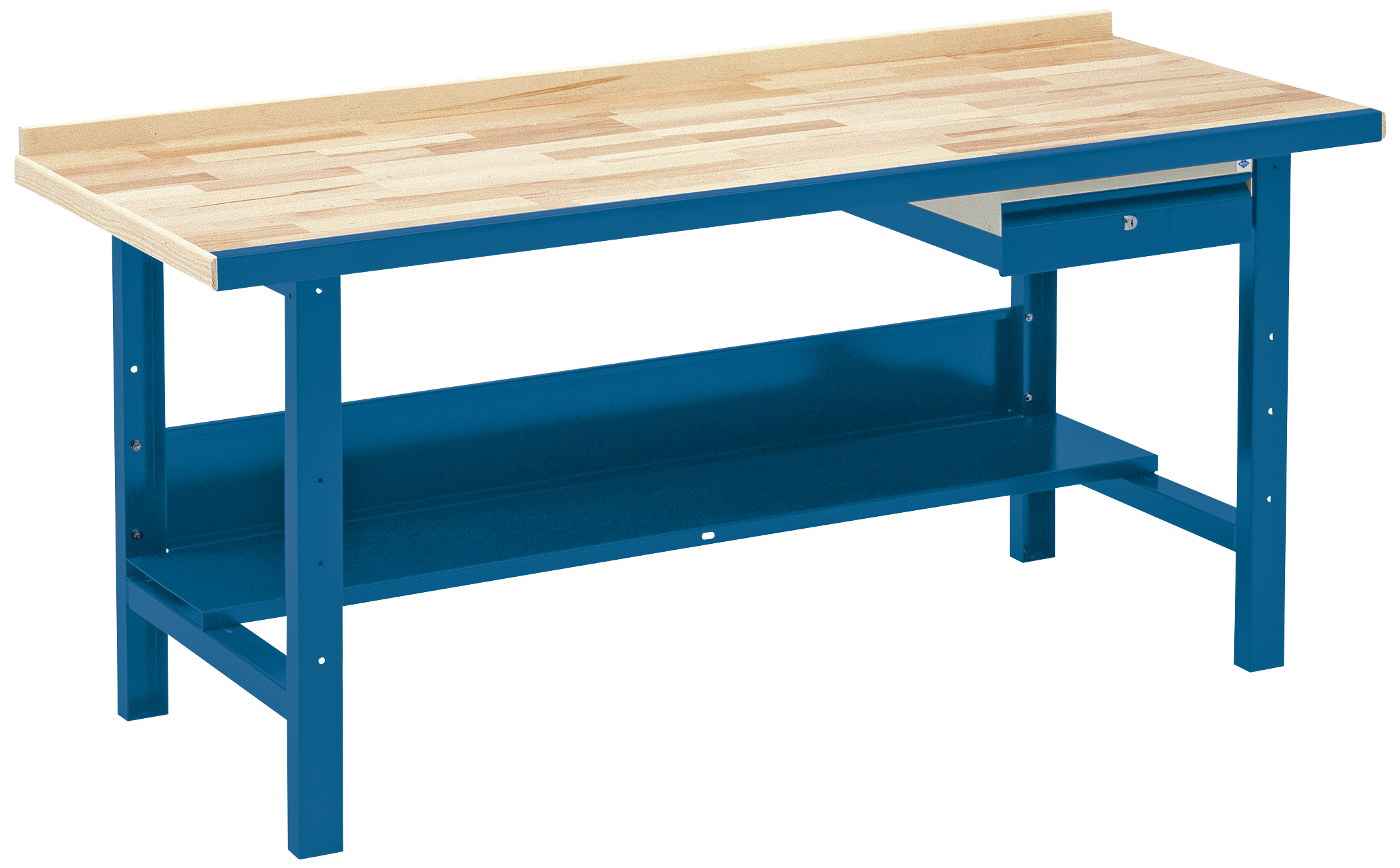 Værkstedsbord VBB-1.30 m/hylde og skuffe