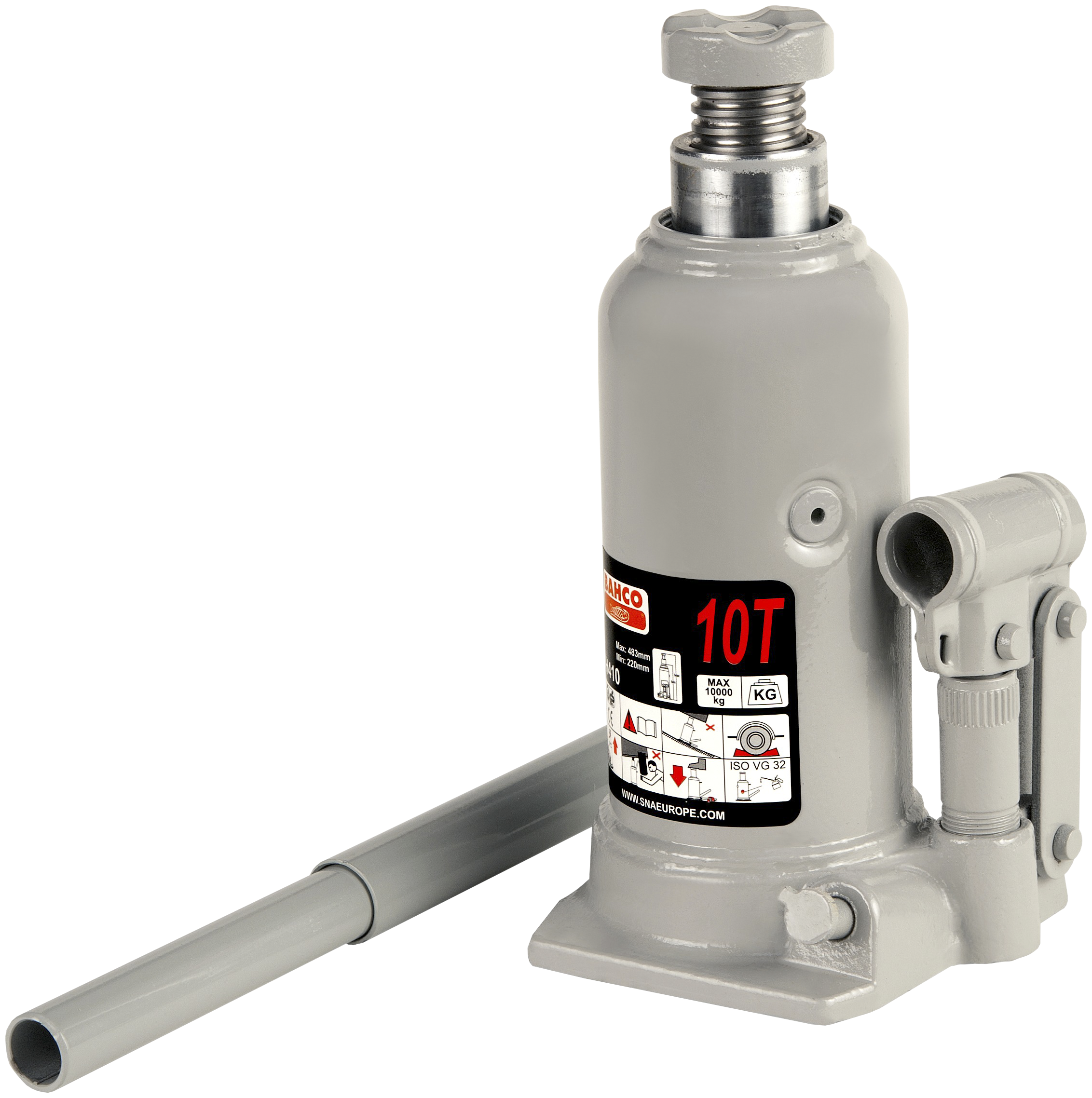 Hydraulisk flaskedonkraft BH420, kapacitet 20000 kg