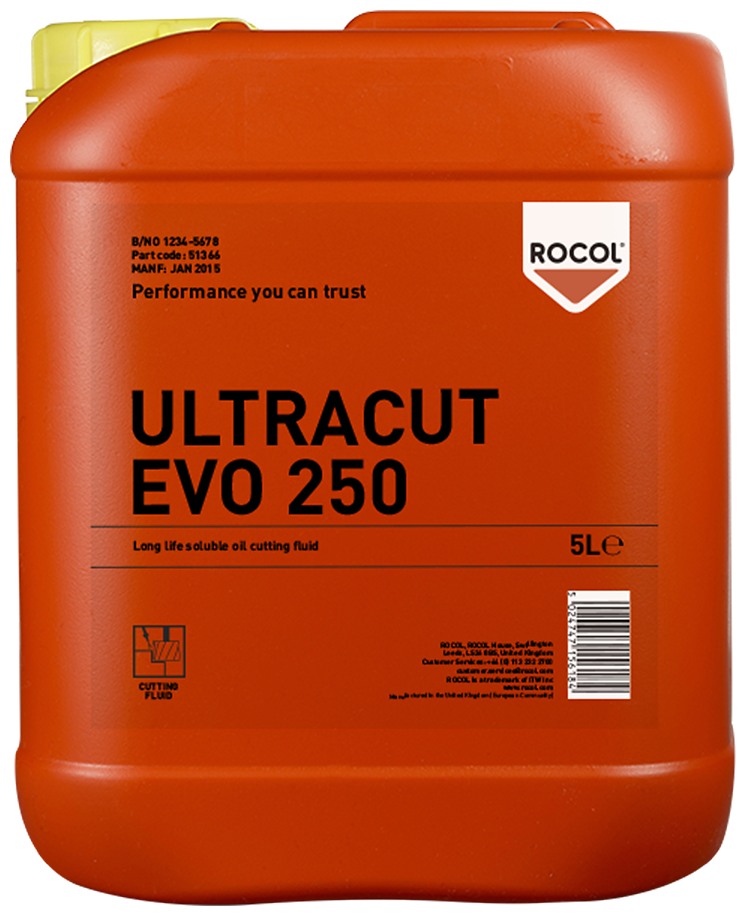 Rocol Ultracut Evo 250 køle-/smøremiddel 5ltr