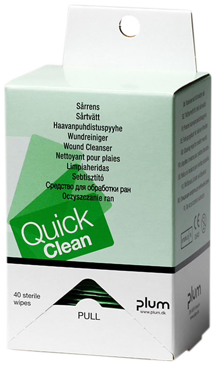 Sårrenserefill med 40 stk.