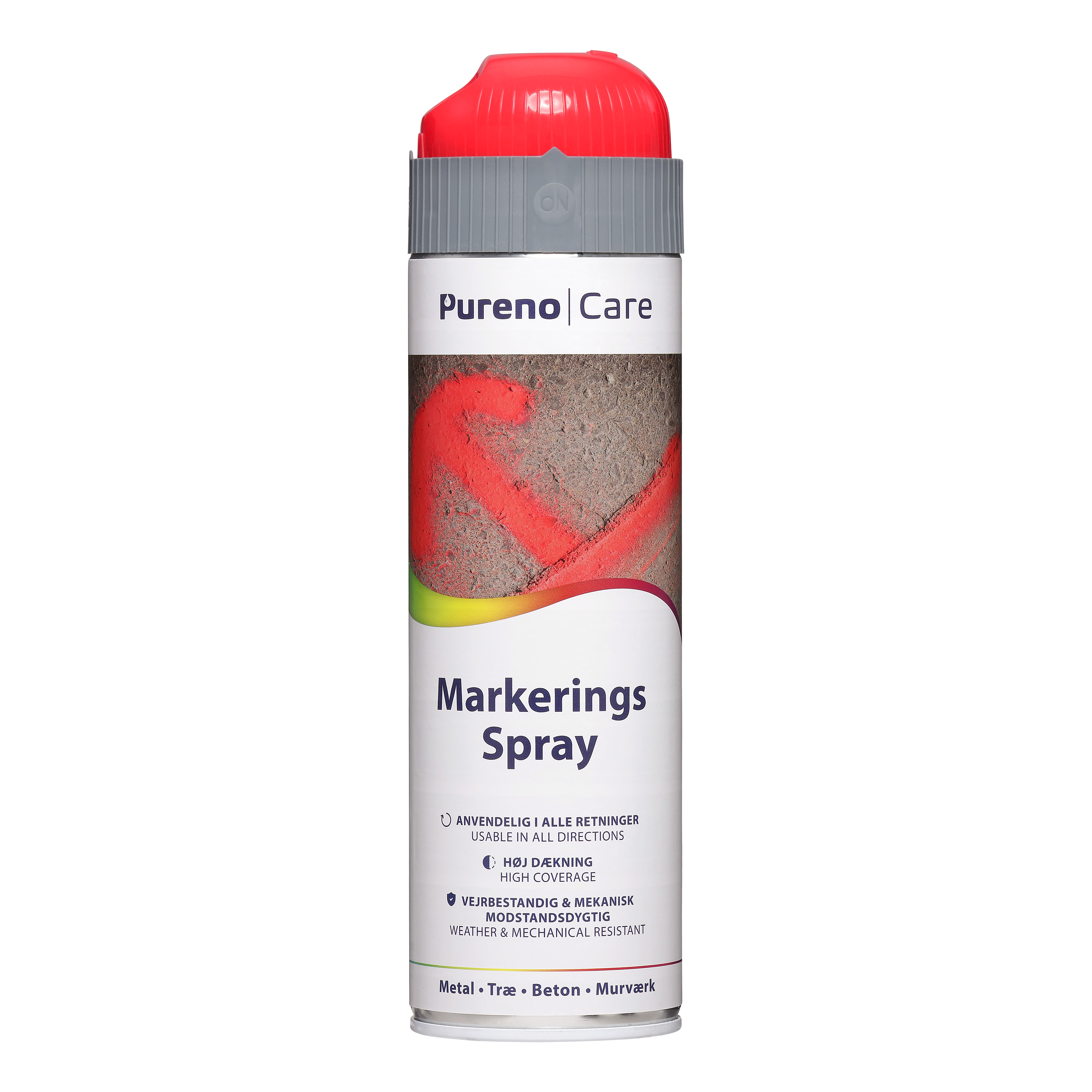 Pureno Markeringsspray Rød 500ml