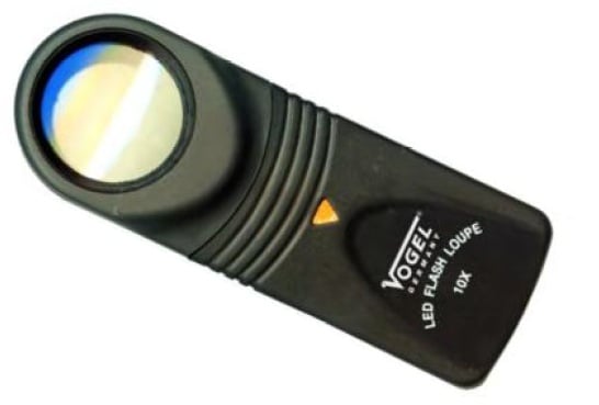 Lup Vogel med lys 10xdiameter