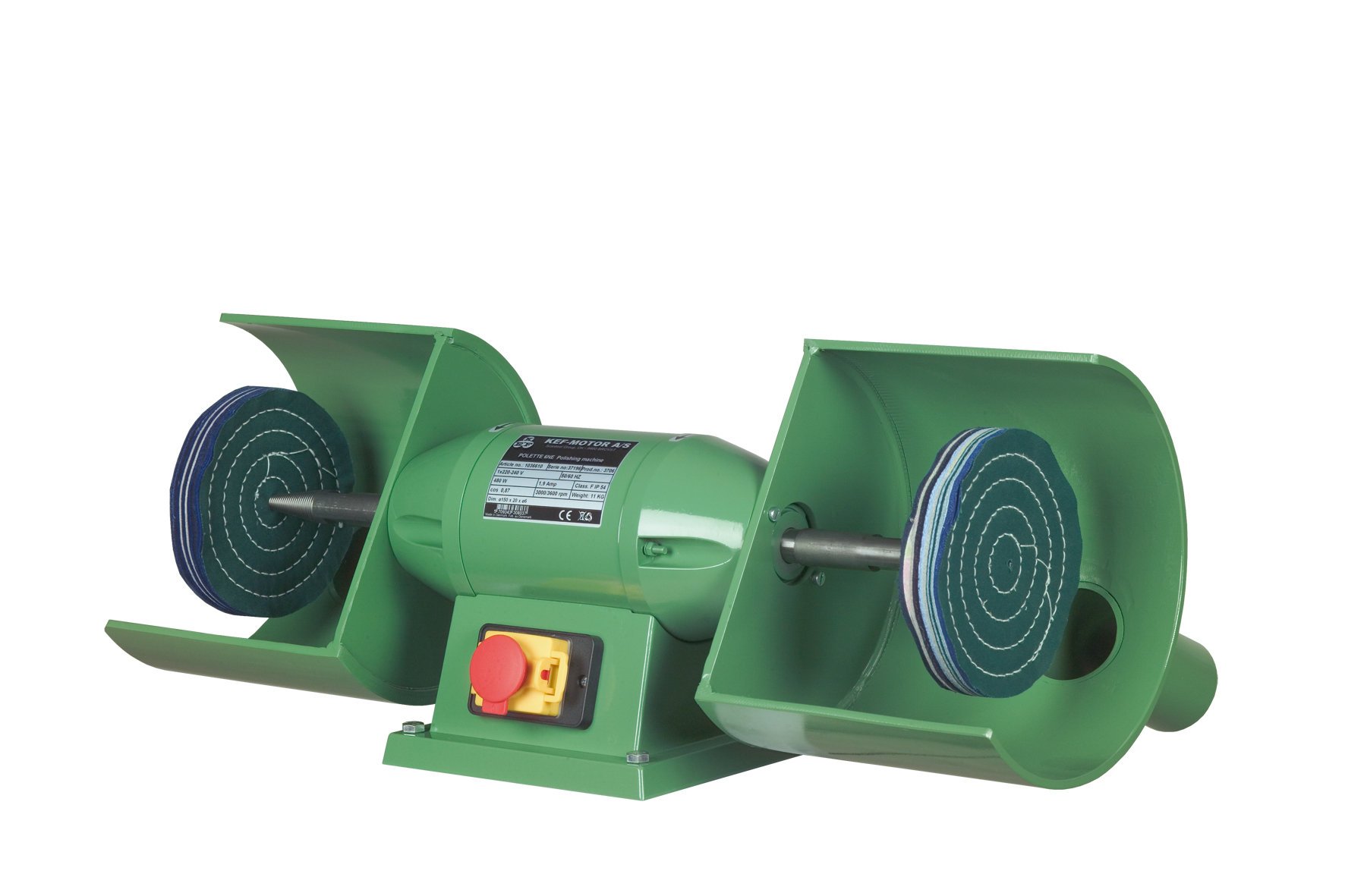 POLETTE 6NE Polermaskine Bænkmodel - 1x230 V