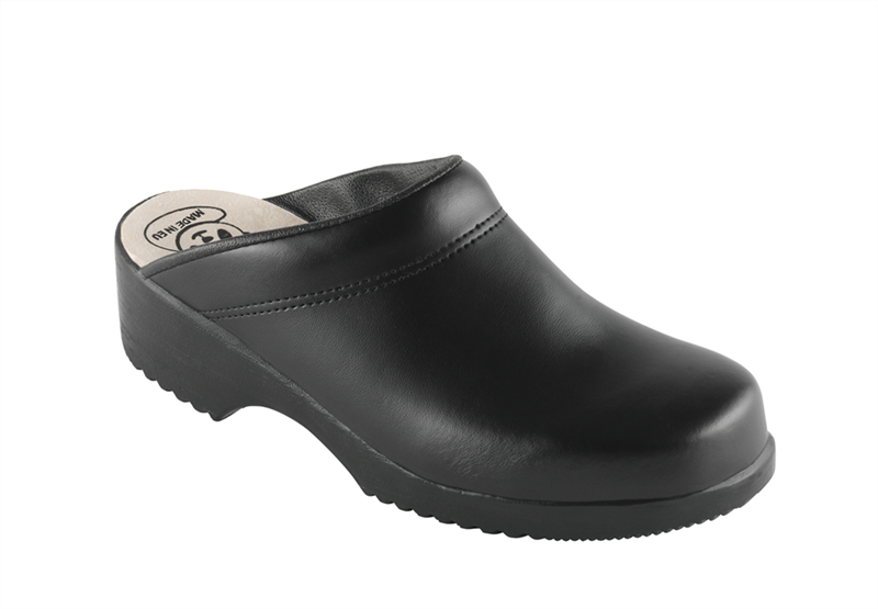 Træsko uden kap Panda sort Str. 36