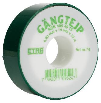 Tejp gängtätning 74 19mmx15m v