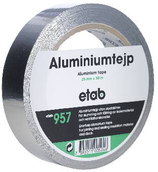 Tejp aluminium 957 50mmx50m