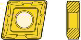 Vendeplatte Seco CNMG120404-M3 TP2501