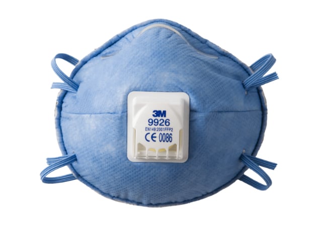 Støvmaske 9926 FFP2 m/ventil, speciel, 10stk