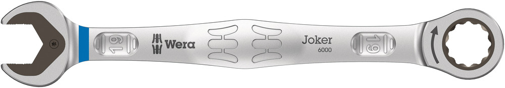 Ring-gaffelnøgle med skralde