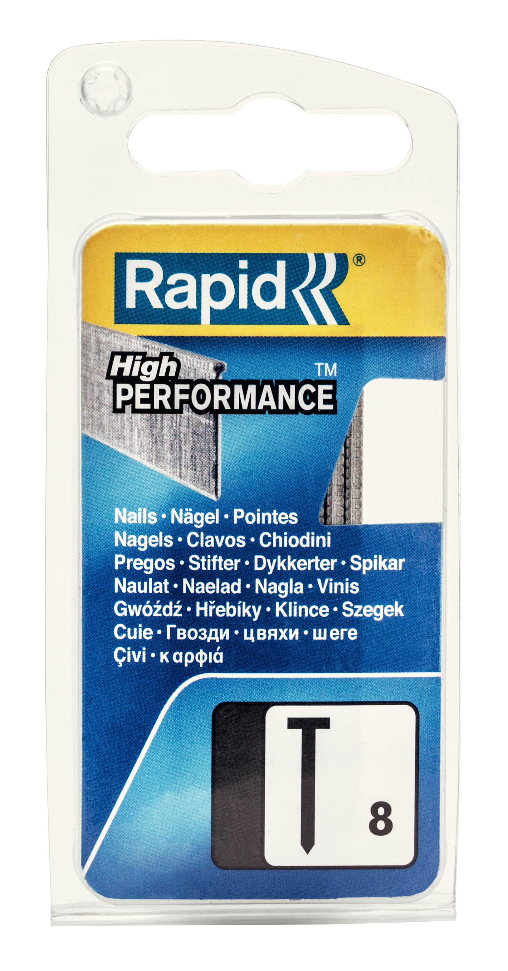 Rapid Nr. 8 hæftesøm 25 mm - pakke à1000 stk.