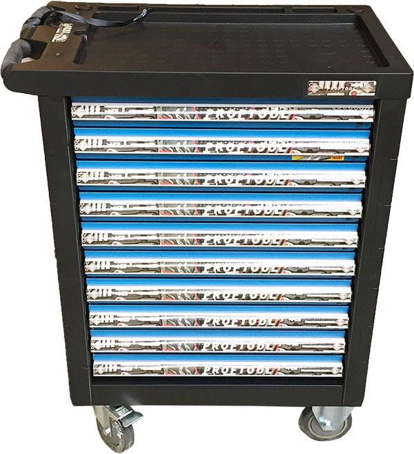 BATO Værktøjsvogn 10 skuffer.