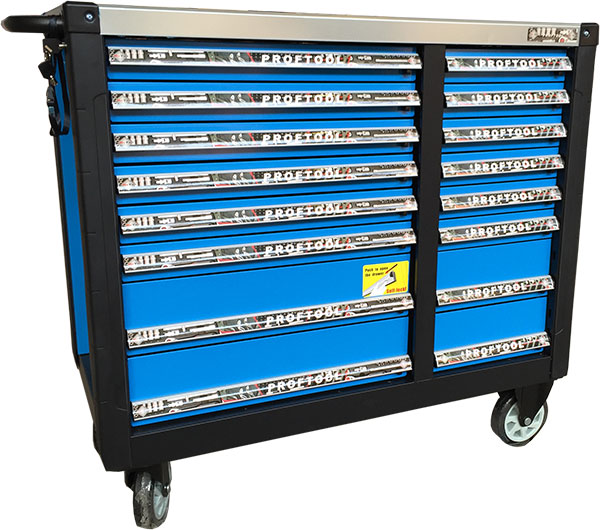 BATO Værktøjsvogn XXL 16 skuffer.