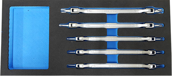 BATO Dobbelt lednøglesæt Torx 15-60. EVA 1/3.