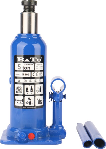 BATO Flaske donkraft 5 ton. 210-416mm.