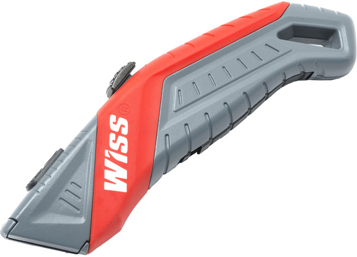 Wiss Sikkerhedskniv med auto tilbagetræk, inkl. knivblade.