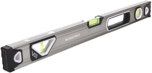 WORKPRO Vaterpas HEAVY DUTY alu. 600mm med Plumb View.