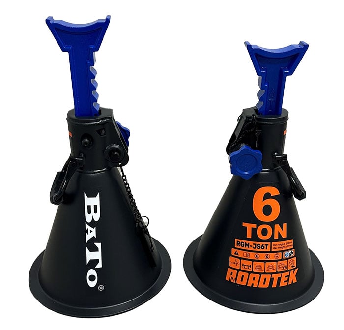 BATO Heavy Duty støttebukke 6 ton. 2 stk. Kap. 393-609mm.