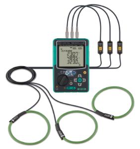 Kyoritsu 6305 - 3-faset mini energianalysator med Bluetooth
