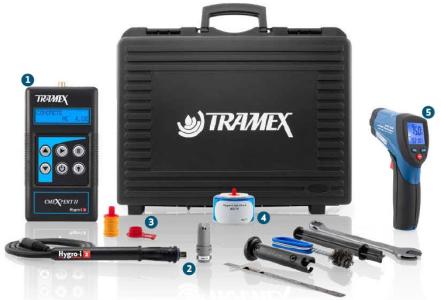 Beton inspektionssæt med CMEX2, IR og prober