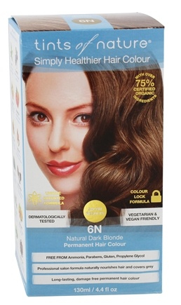 Tints of Nature 6N Natural Dark Blonde, 130 ml