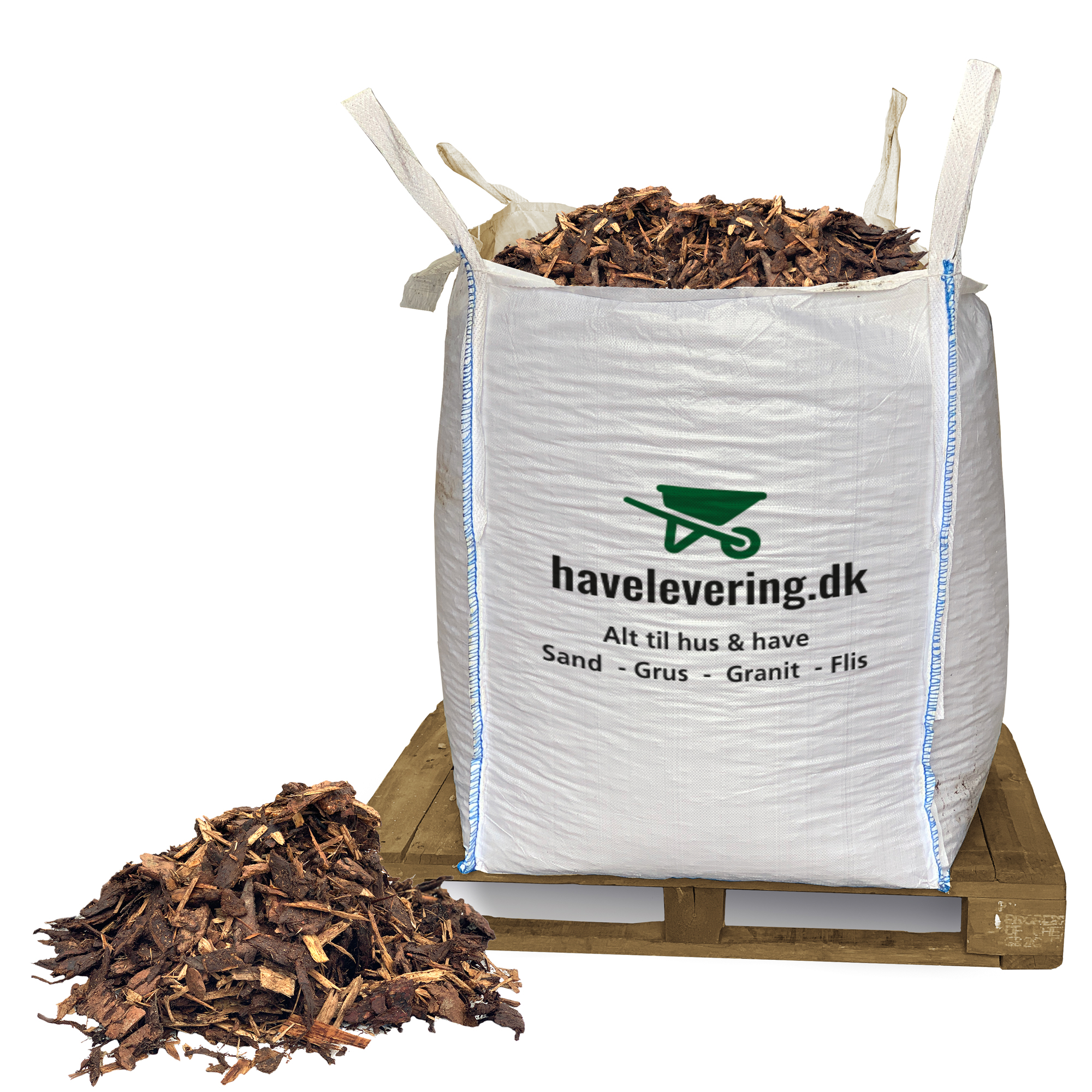 Barkflis/dækbark (Grov) Frit leveret i hele DK