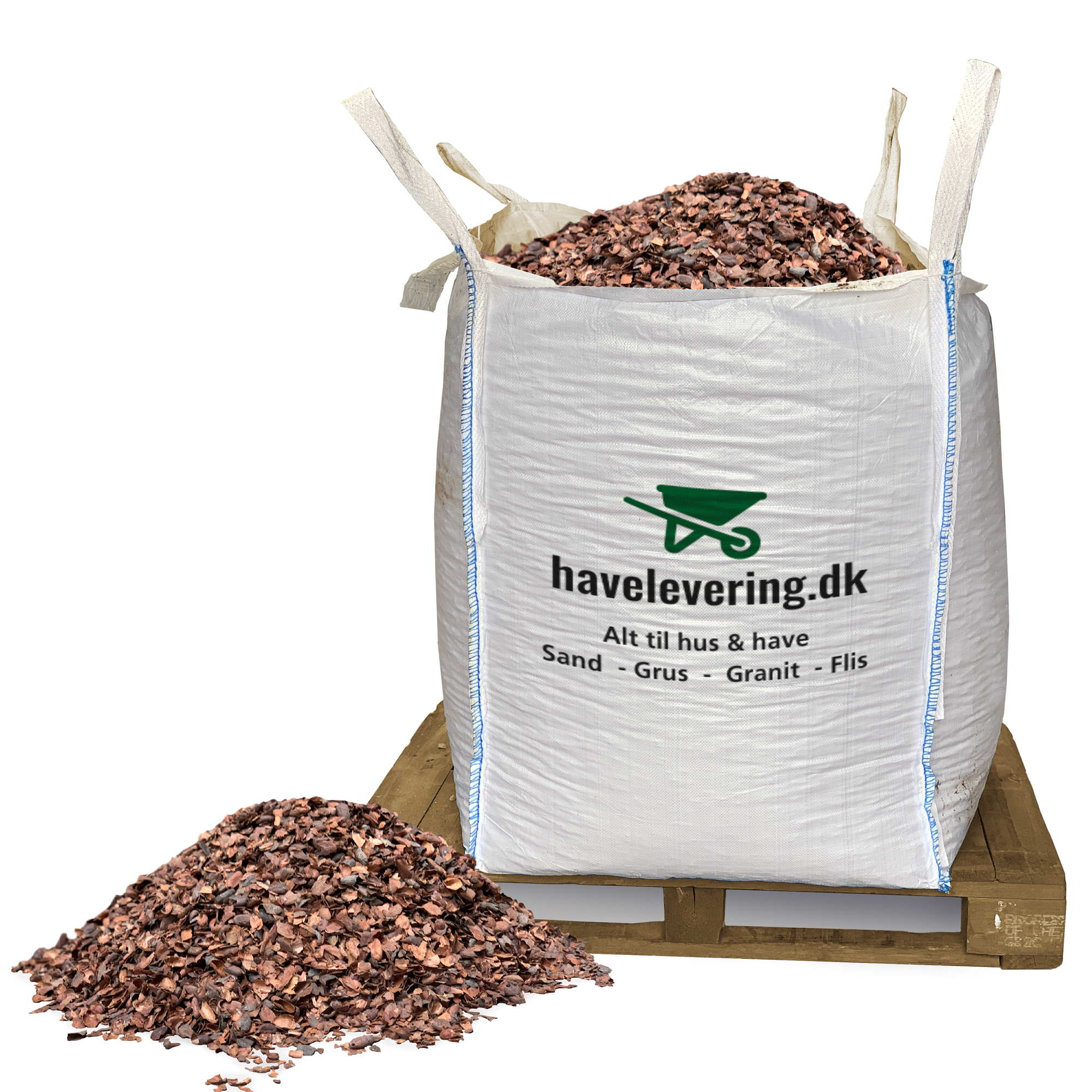 Kakao-flis i bigbag - Frit leveret i hele DK