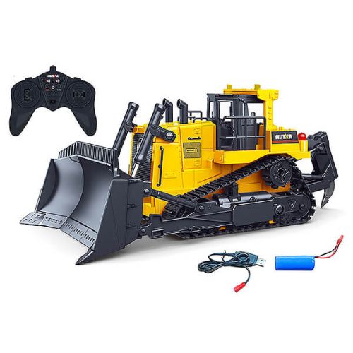 Fjernstyret gummiged - HuiNa Bulldozer (CY1554)