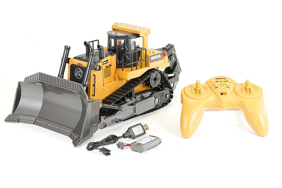 Fjernstyret gummiged - HuiNa Bulldozer (CY1569)