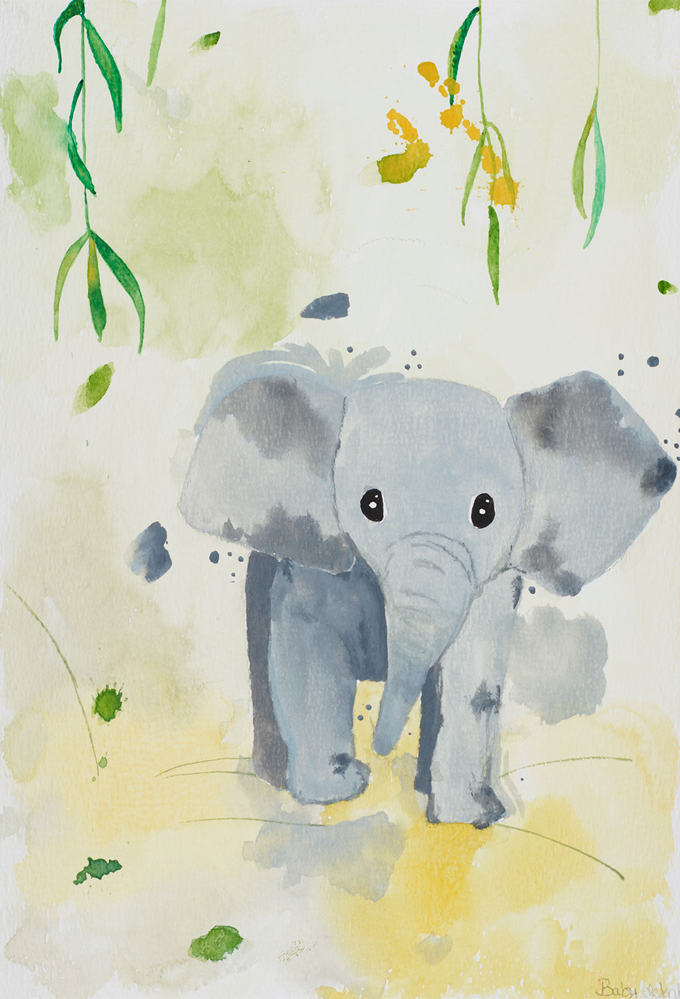 Baby Elefant af Et Lille Atelier
