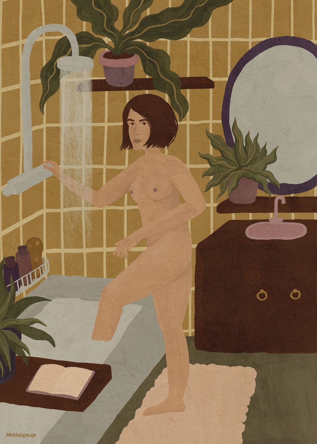 Badenymfe af Maladroit