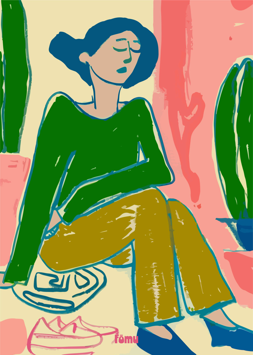 Closed eyes af FÅmu Illustrations