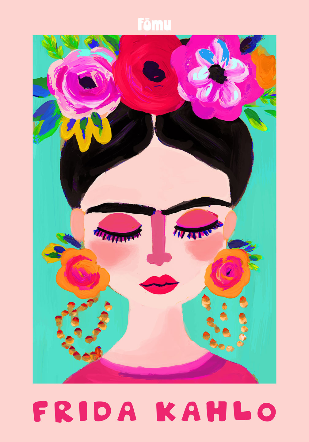 Frida Kahlo af FÅmu Illustrations