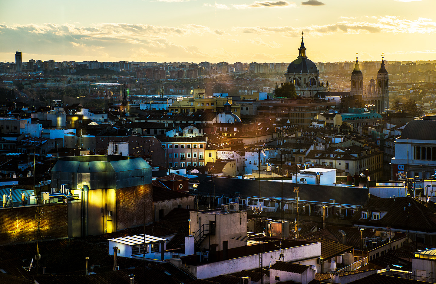 Madrid Rooftop af Kirsten Stigsgaard