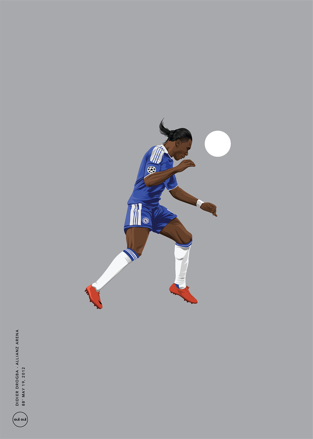 88â - 19 May, 2012 - Didier Drogba af Olé Olé