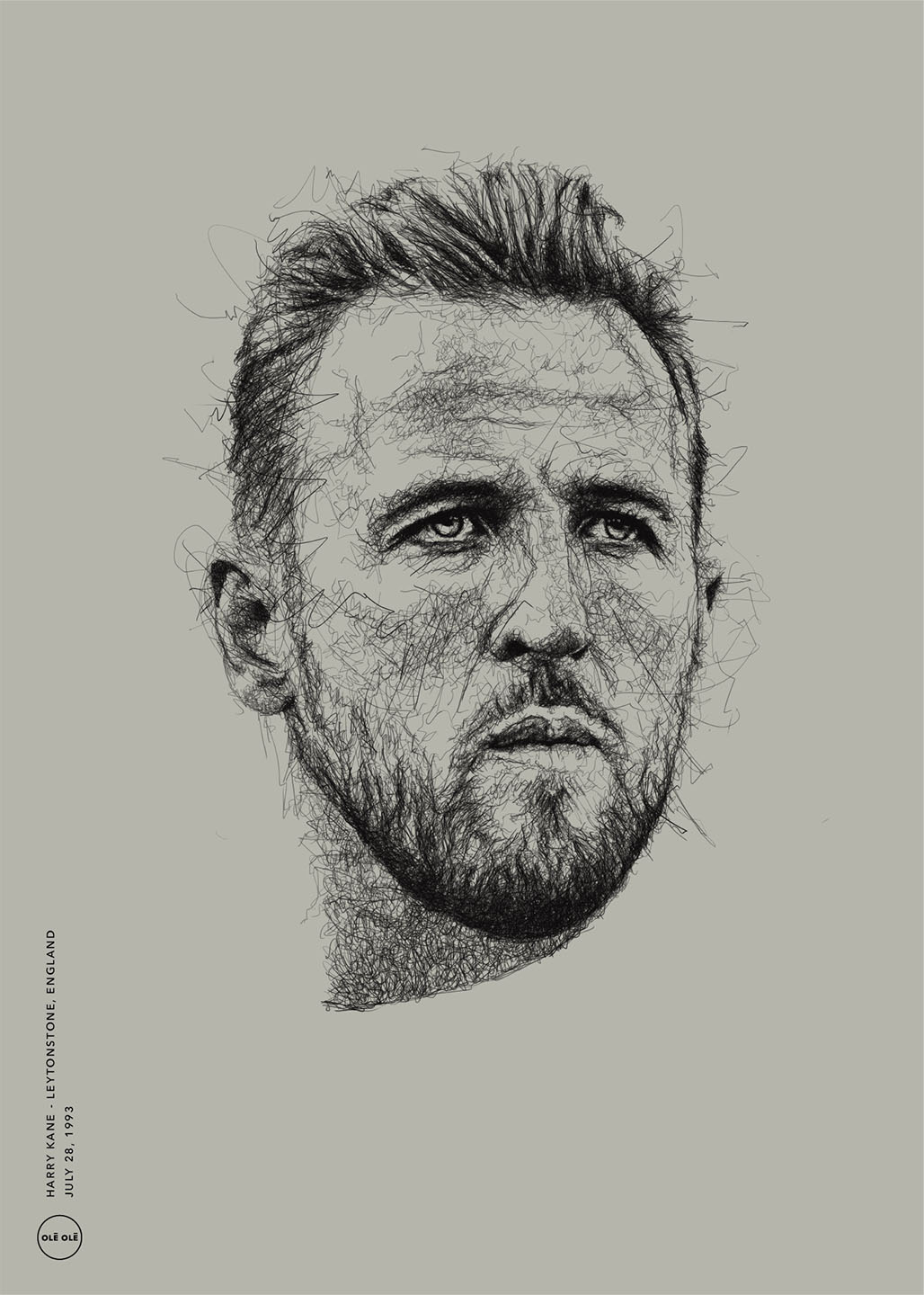 Icons - Harry Kane af Olé Olé